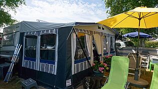 Wohnwagen mit neuem Vorzelt abzugeben 